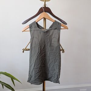 Chic Olive Green Sleeveless Top